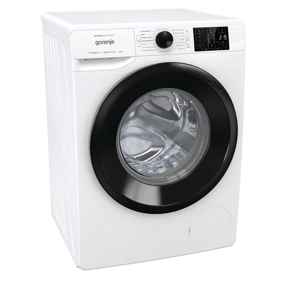 Gorenje WAM 74 SAP Waschmaschine mit Dampffunktion / 7 kg / 1400 U / 16 Programme/AquaStop/Inverter PowerDrive Motor/Edelstahltrommel/Kindersicherung/EEK A/weiß